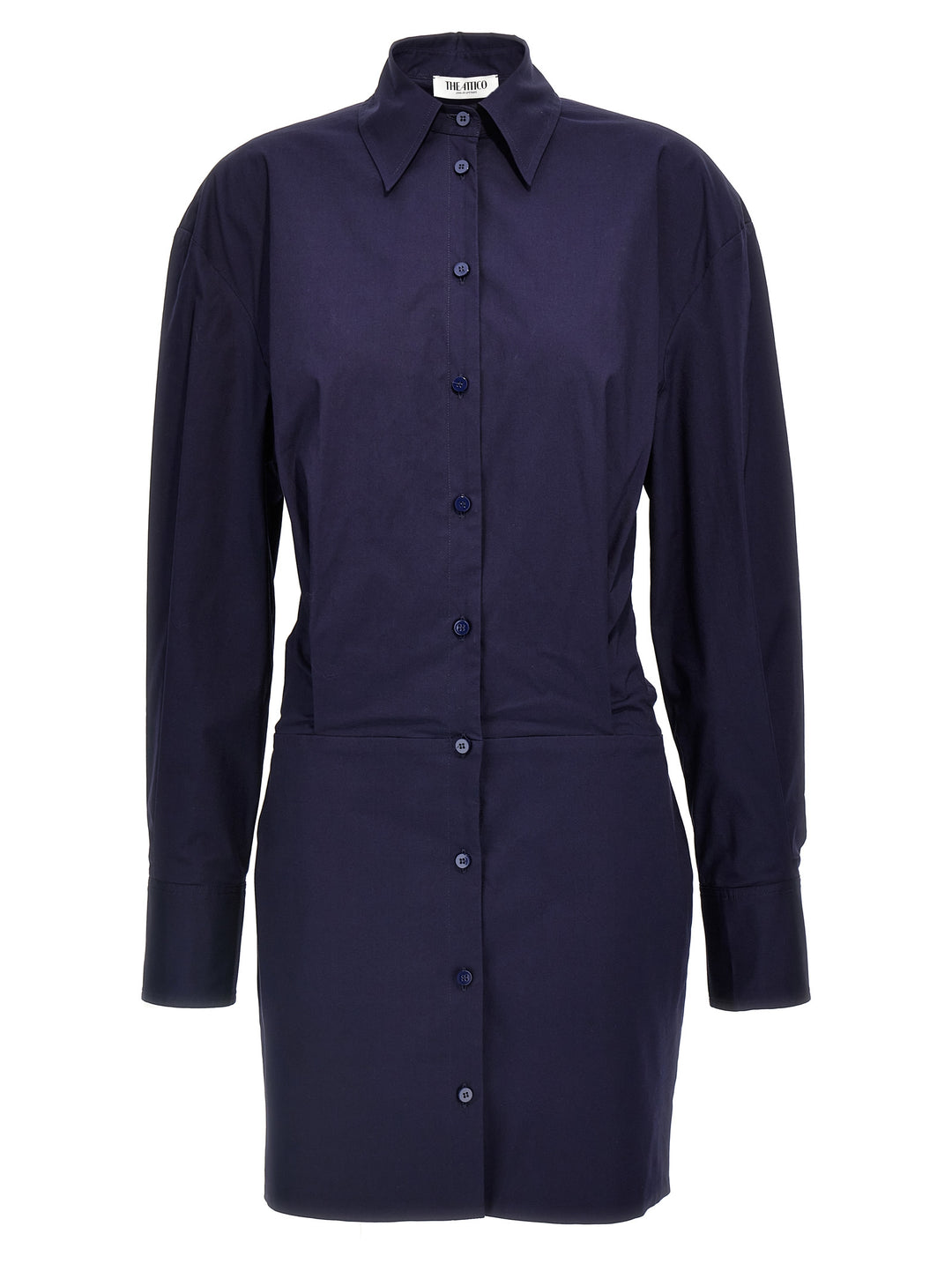 Attico Mini Chemisier Dress - Blue Attico Mini Chemisier Dress - Blue