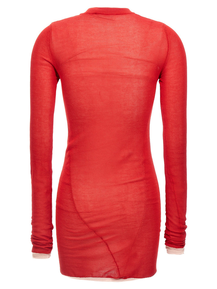 The Attico Two-Material Minidress Dresses - Red | d3b4b266d846fb8944bfa7934c72b12a17d0d662