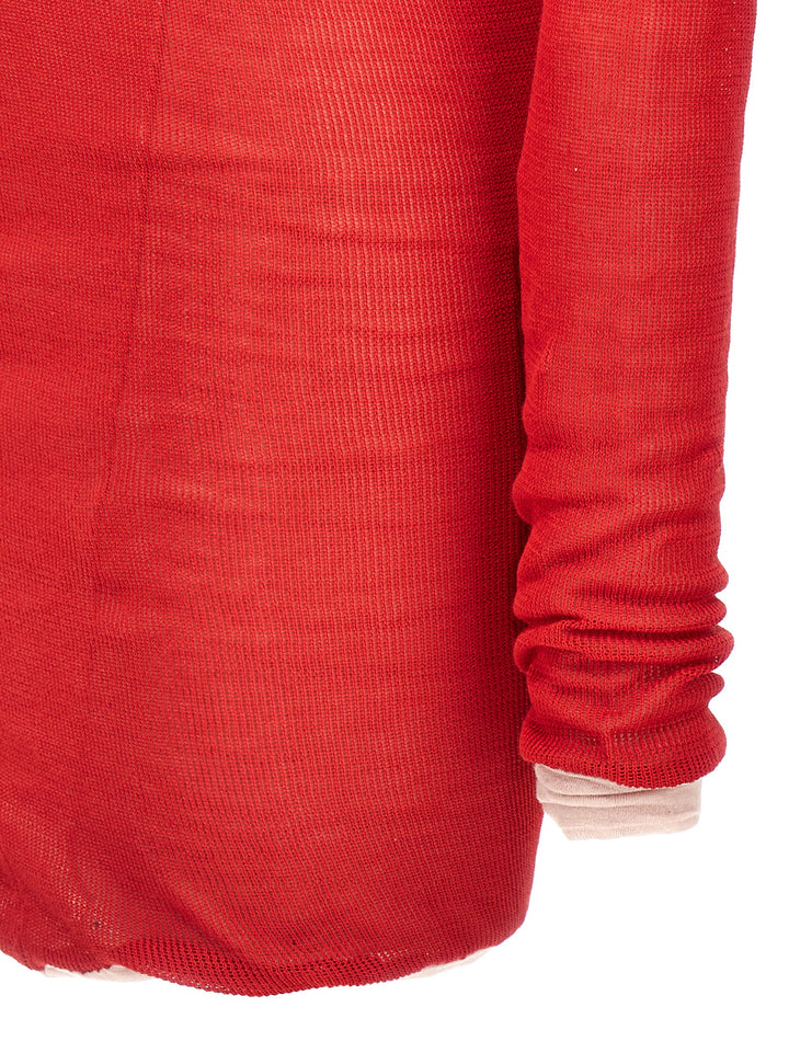 The Attico Two-Material Minidress Dresses - Red | b060ced7532ad786b31423693cb07921092d3fc3