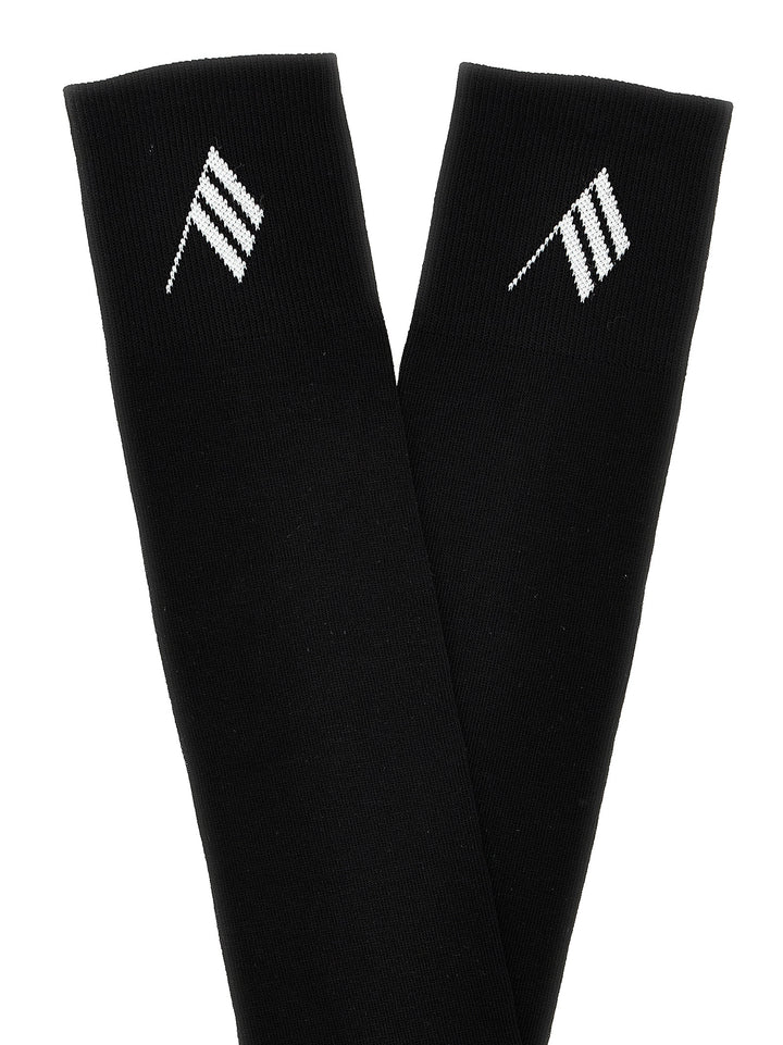 Logo Socks White/Black