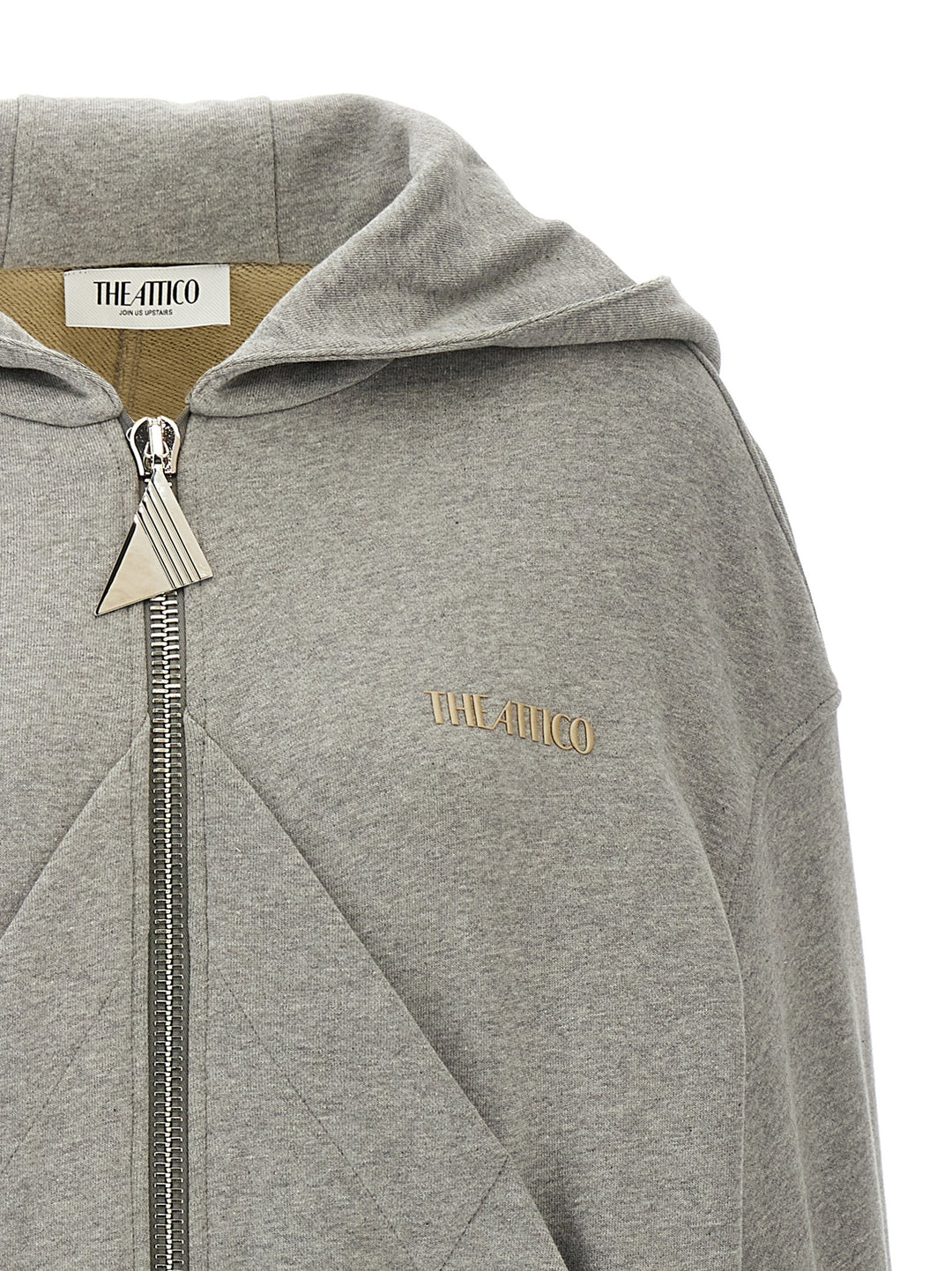 Logo Hoodie Sweatshirt Gray