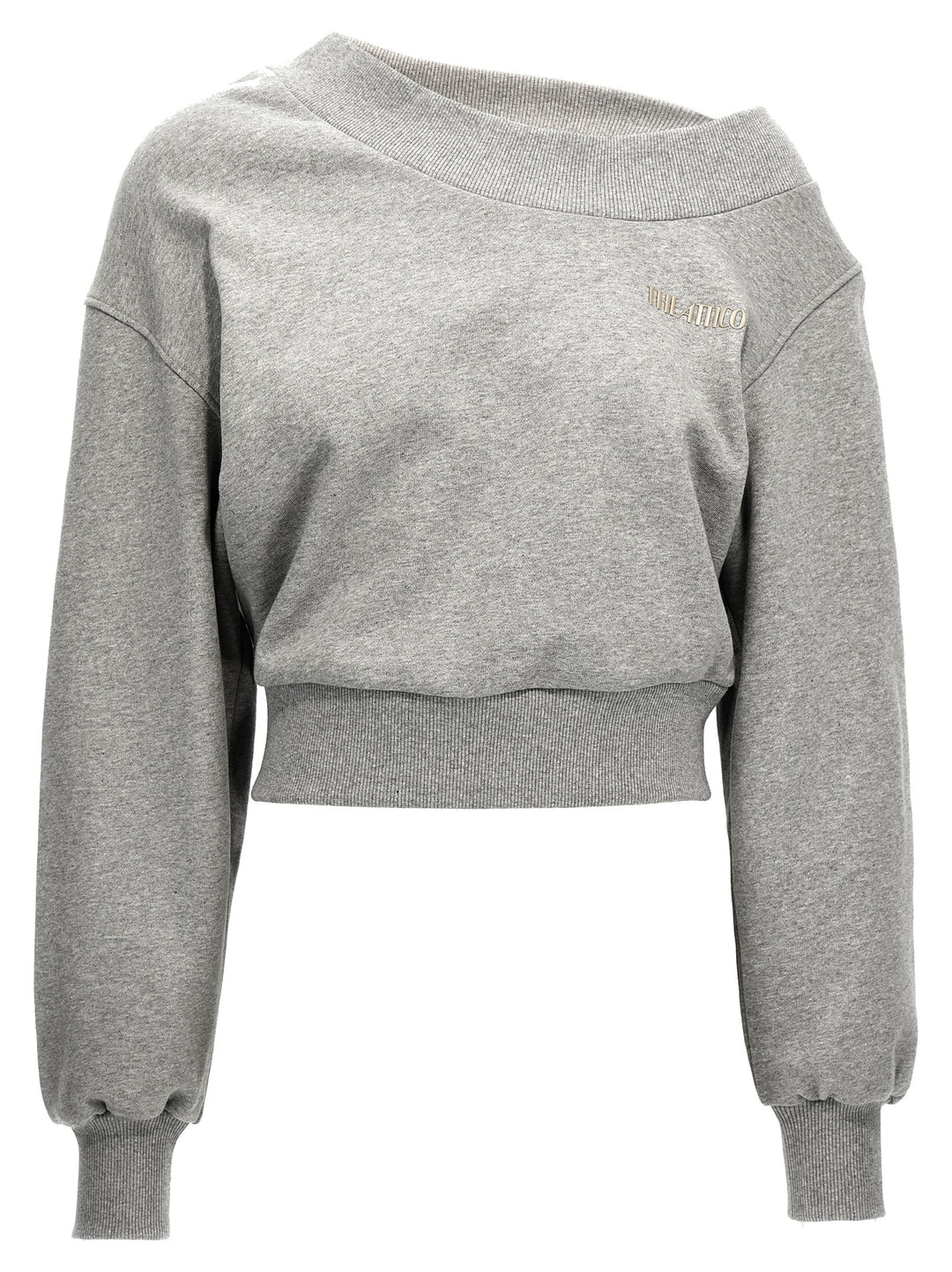 Crossed Logo Sweatshirt Gray