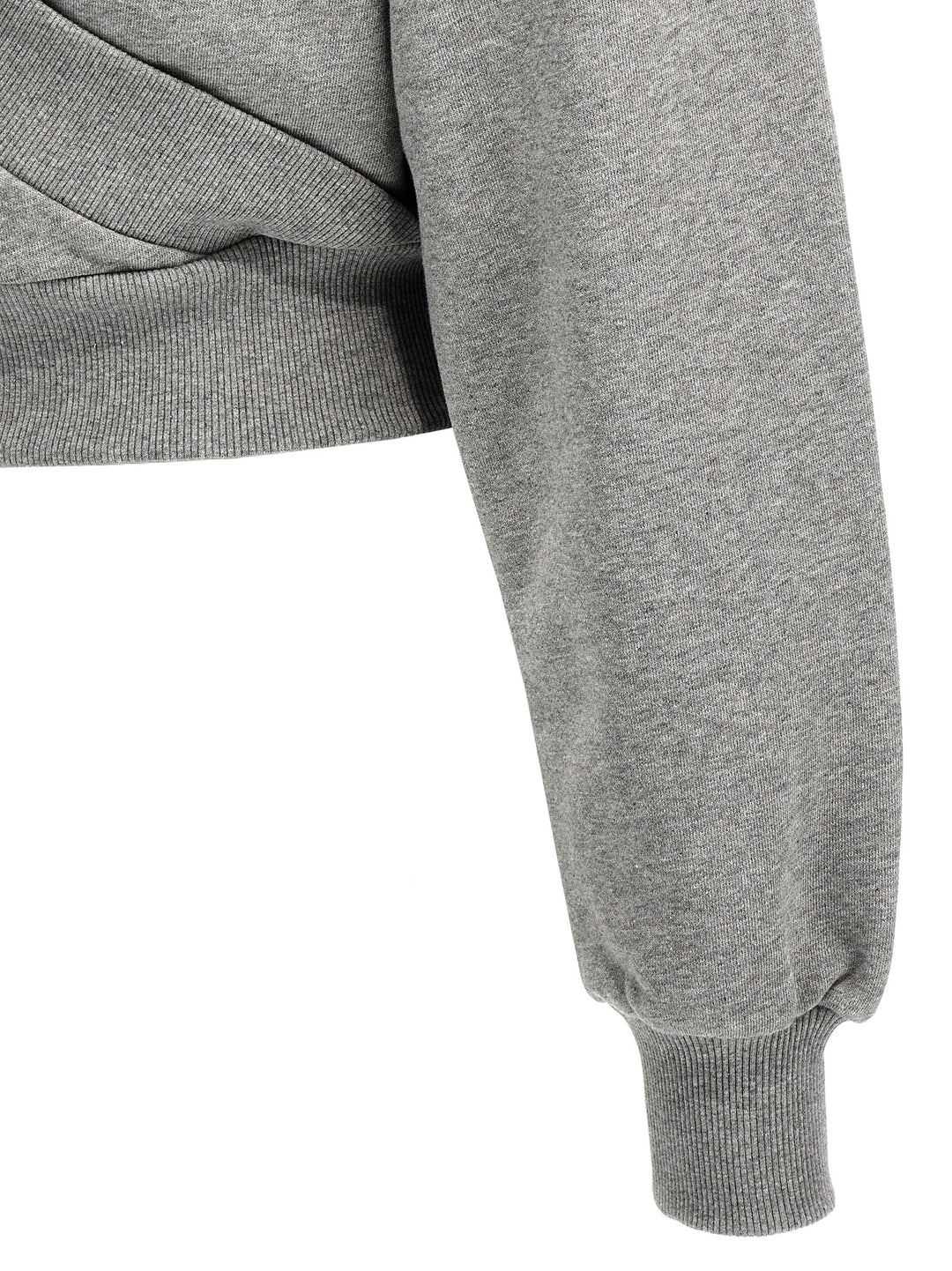 Crossed Logo Sweatshirt Gray