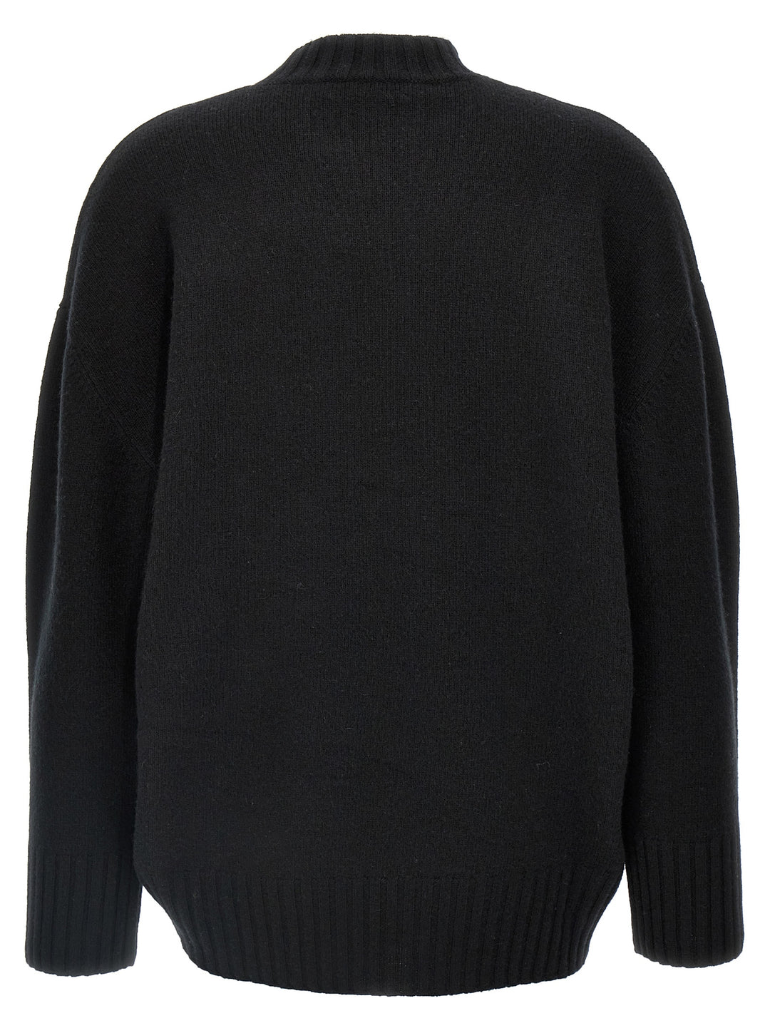 Asymmetrical Sweater Sweater, Cardigans Black