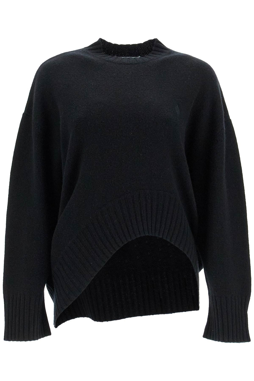 Asymmetric Wool And Cashmere Pullover