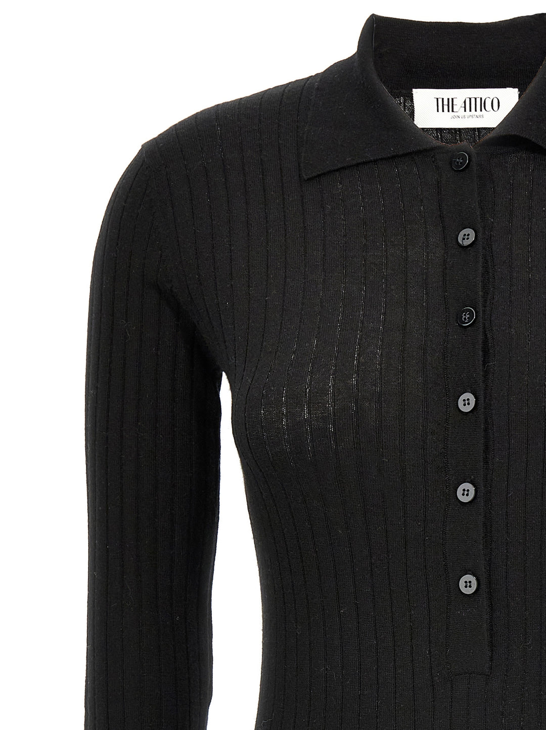 Ribbed Sweater Sweater, Cardigans Black