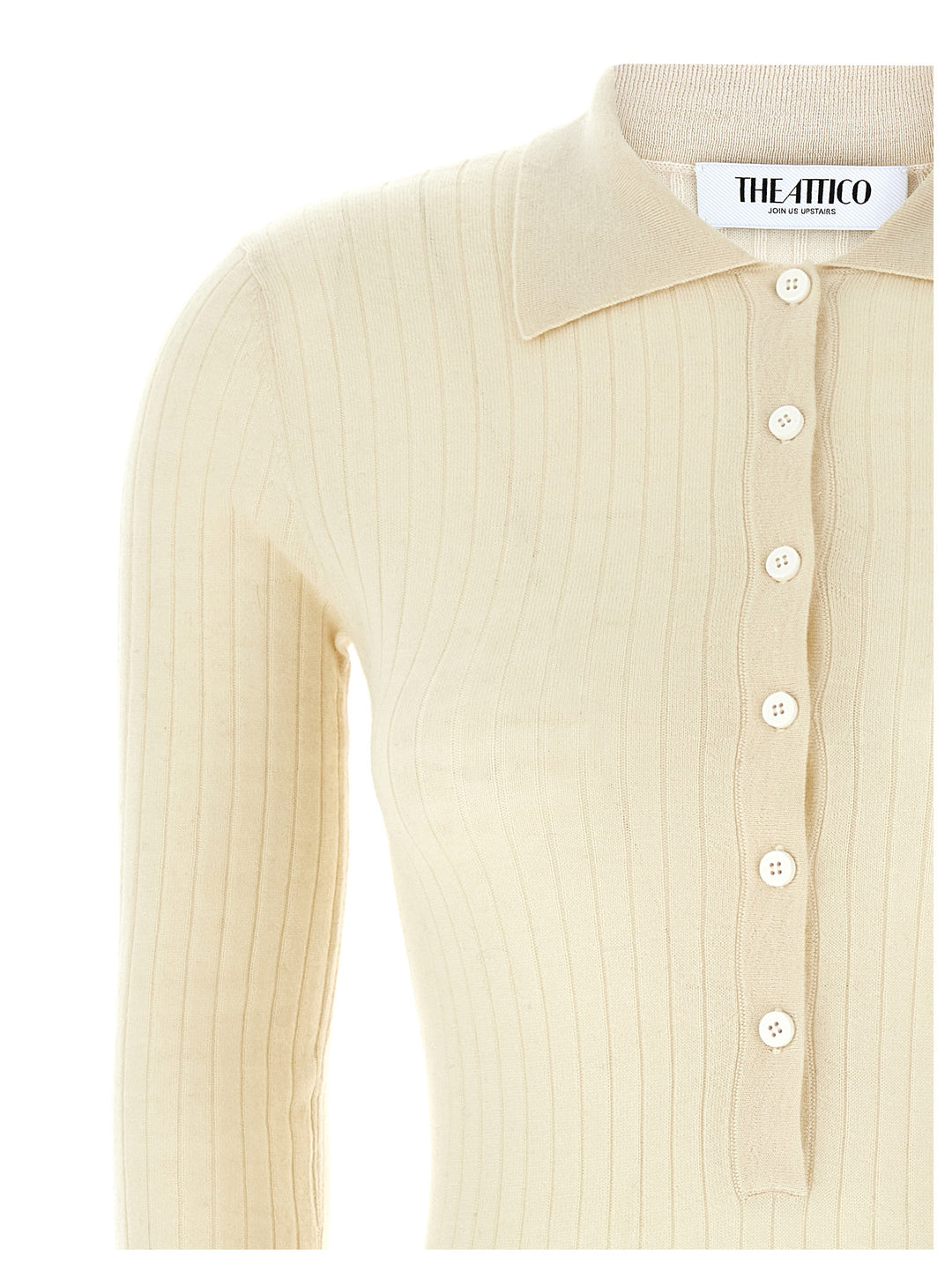 Ribbed Sweater Sweater, Cardigans White