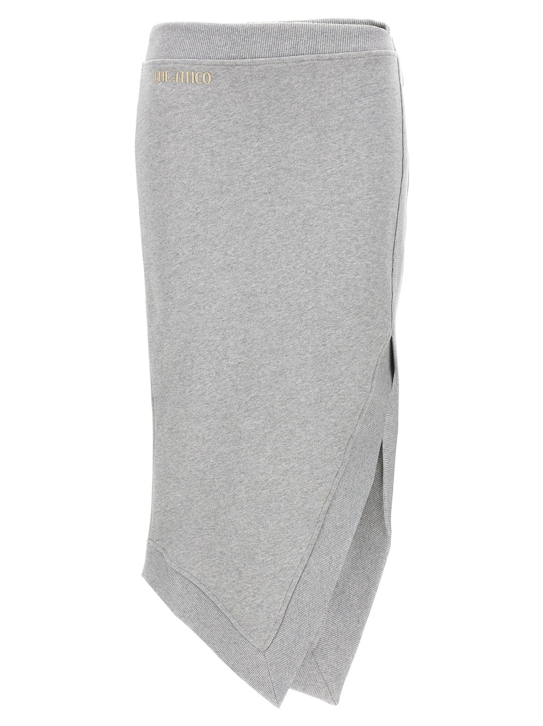 Asymmetrical Midi Skirt Skirts Gray