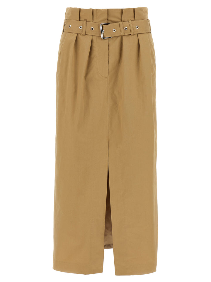 Dries Van Noten  Seaches Long Skirts - Beige | 80219986f47d68f5cd64ad31f39399e66d7e0101