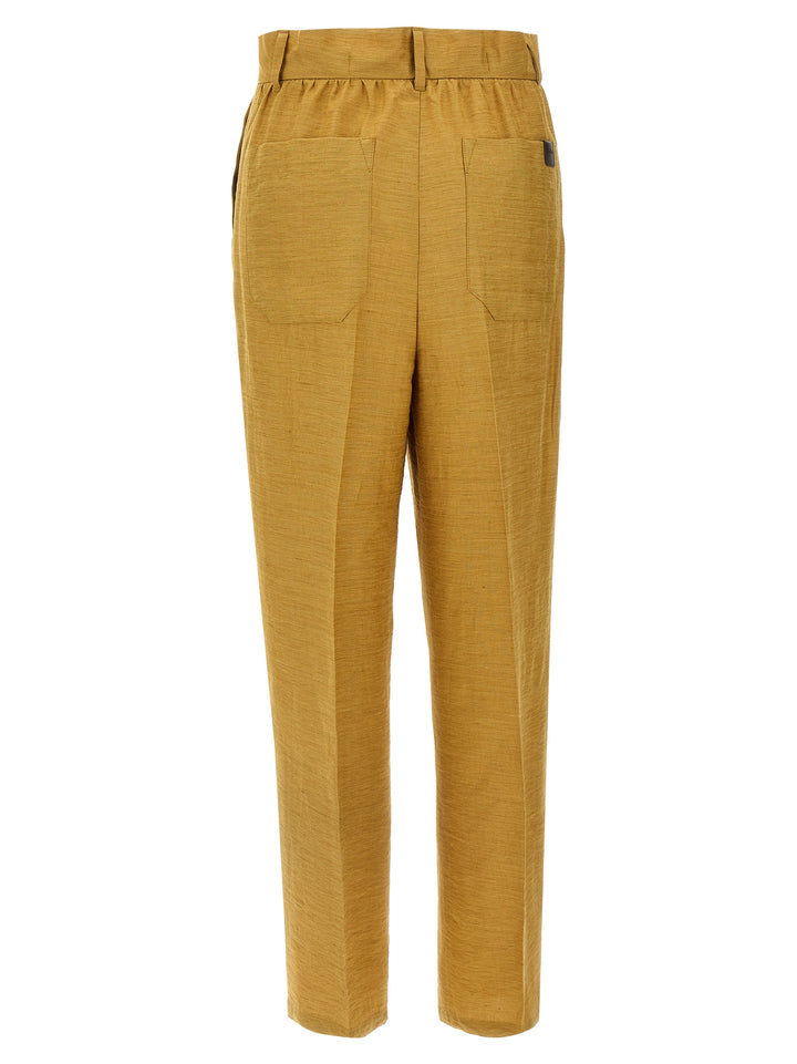 Max Mara Efedra Pants - Gold | 08d47a95ef7dbb25fc269d1162a27f255164ab1a