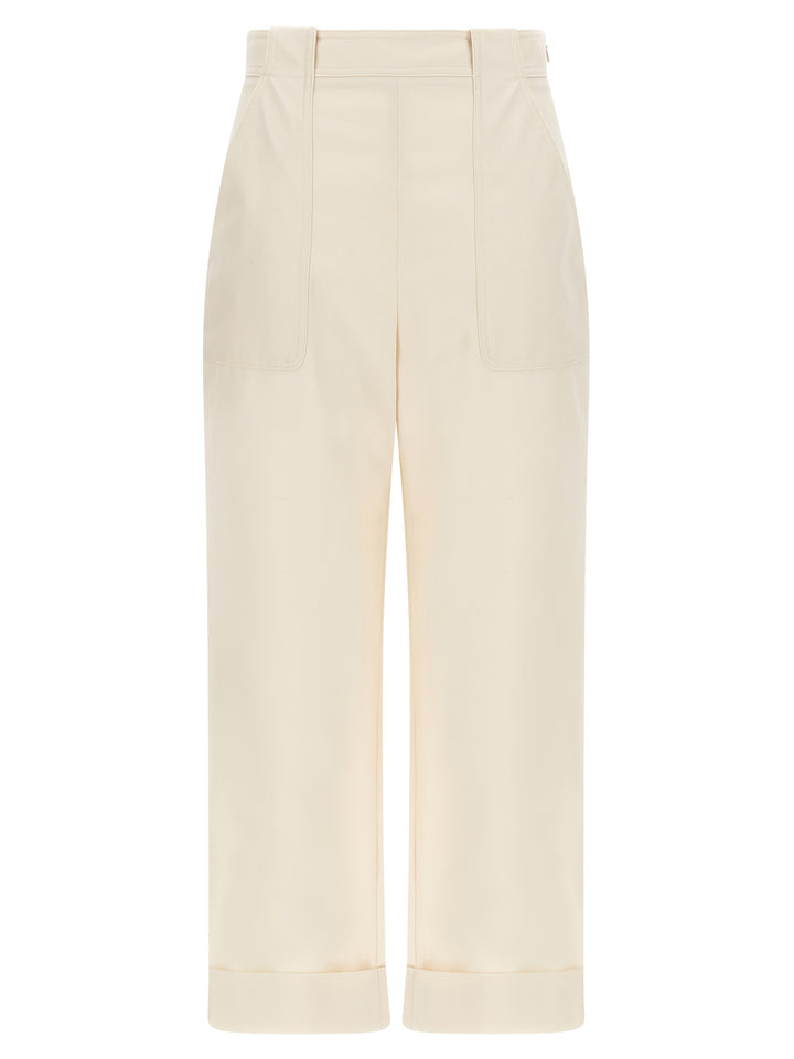 Max Mara Palio Pants - White | 468359875ea5d8d253e5466637dd67d0d257a435