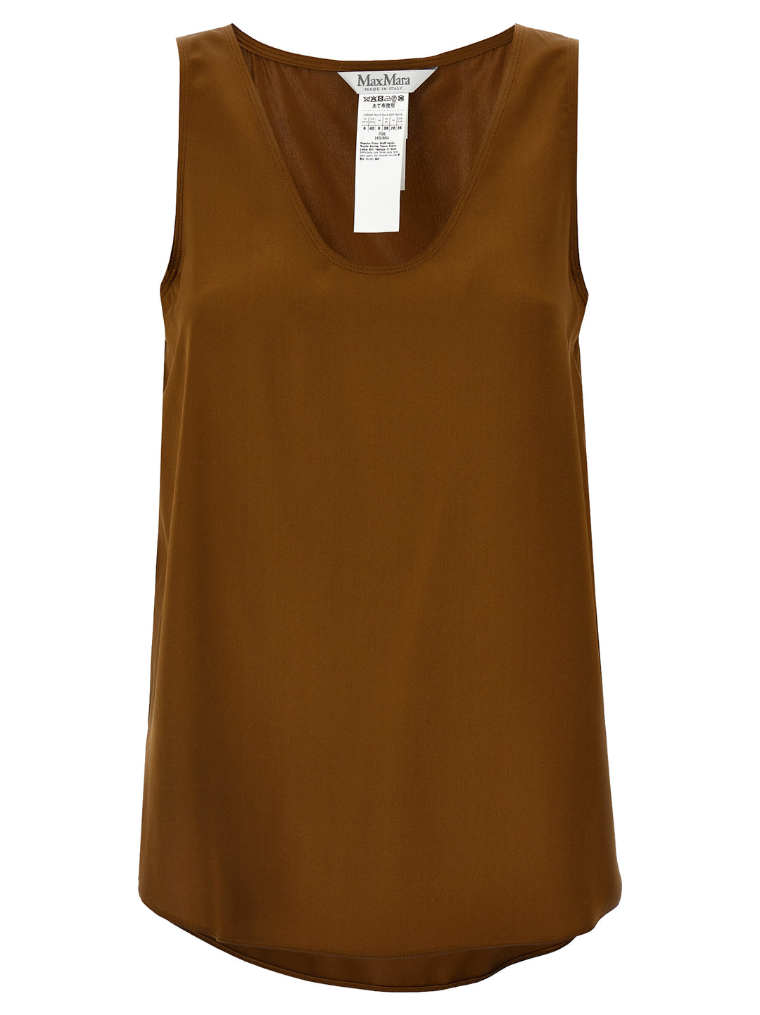 Max Mara Filly Tops - Brown | 1cf2a52d1e7a1010fd600cb7e92387dd25b60f5c