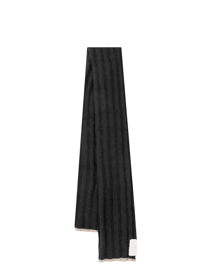Brunello Cucinelli Scarfs - NEROBROWN | a5ba81b21f5d50ad821b48e2021403aaeb2d5979