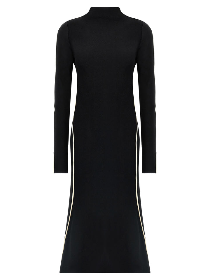 Sportmax Operoso Dresses - White/Black | 896a7149ebb89796e541c8bb1f2ee01d459d5db4