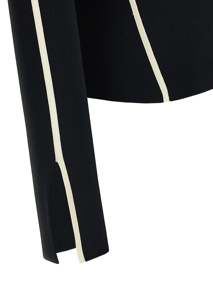 Sportmax Adda Sweaters and Cardigans - White/Black | 8bf06705480073c17c9b1f3584d98de4de8b14f8