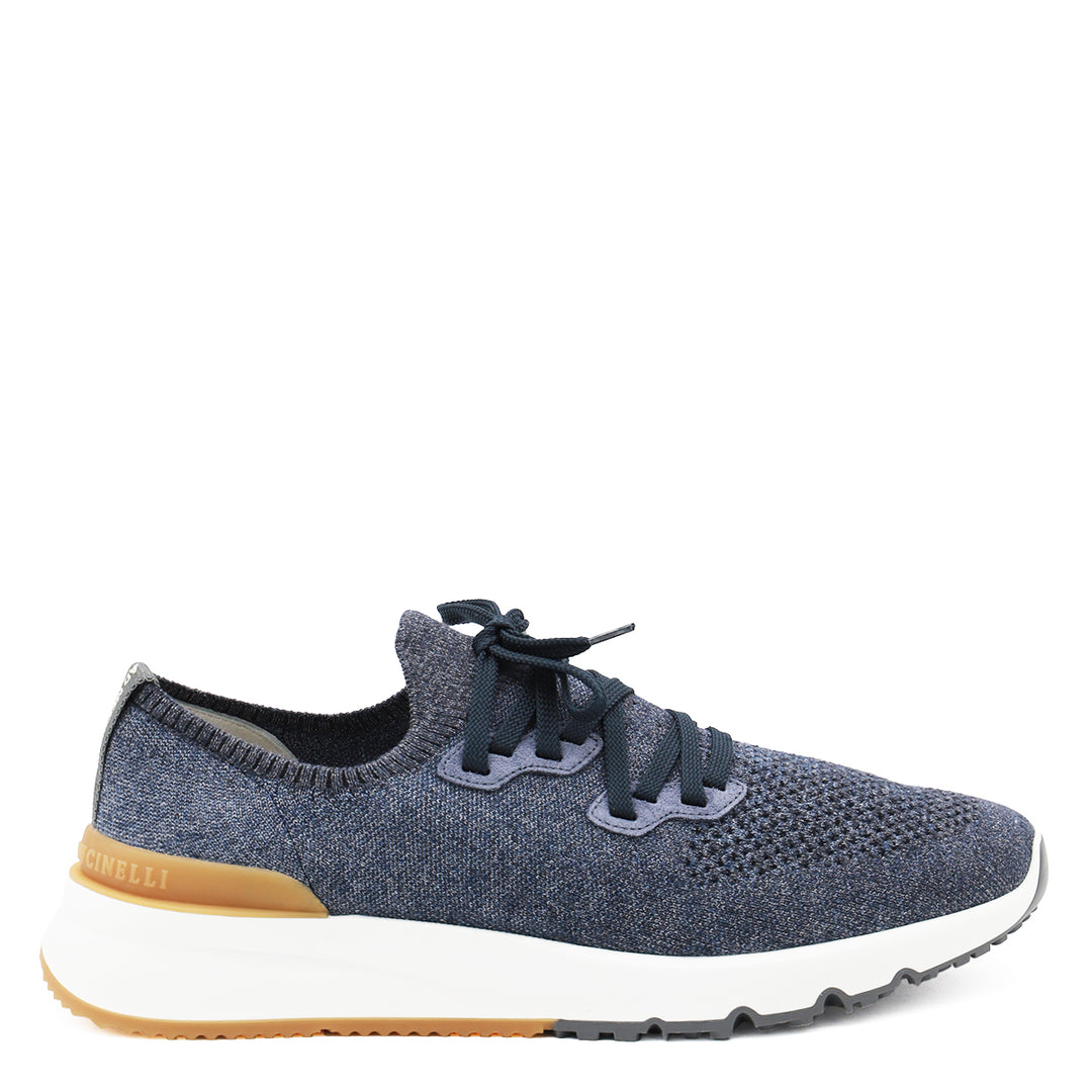 Brunello Cucinelli Sneakers - Denim | 1f55657b43fb8898184bcccc01e35e684b9dbb5a