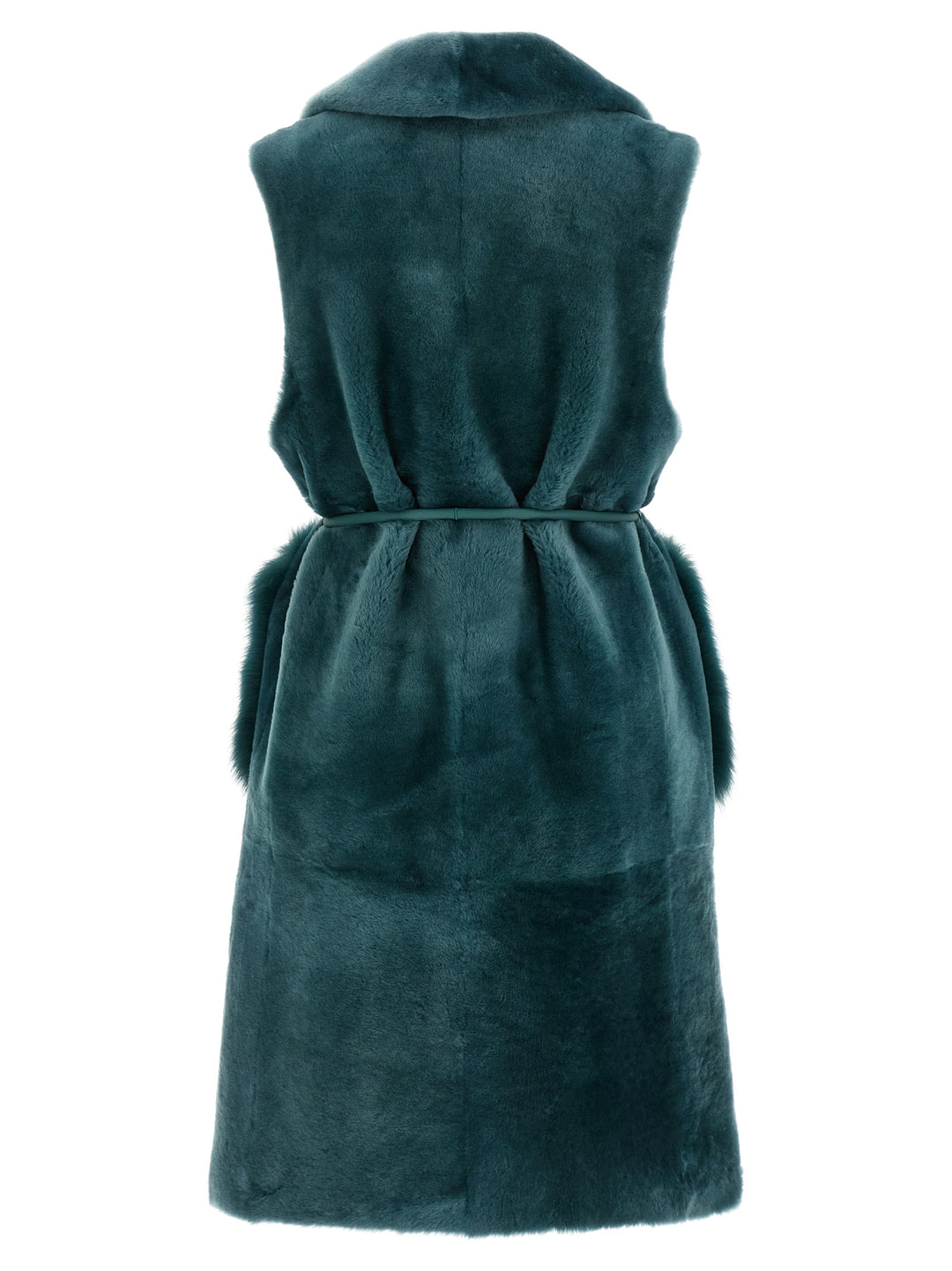 Blancha Merino Straight-Volpe Shadow Fur - Green | 1de9046be8d915fdb2bbd5bcdd42ca722c798b25