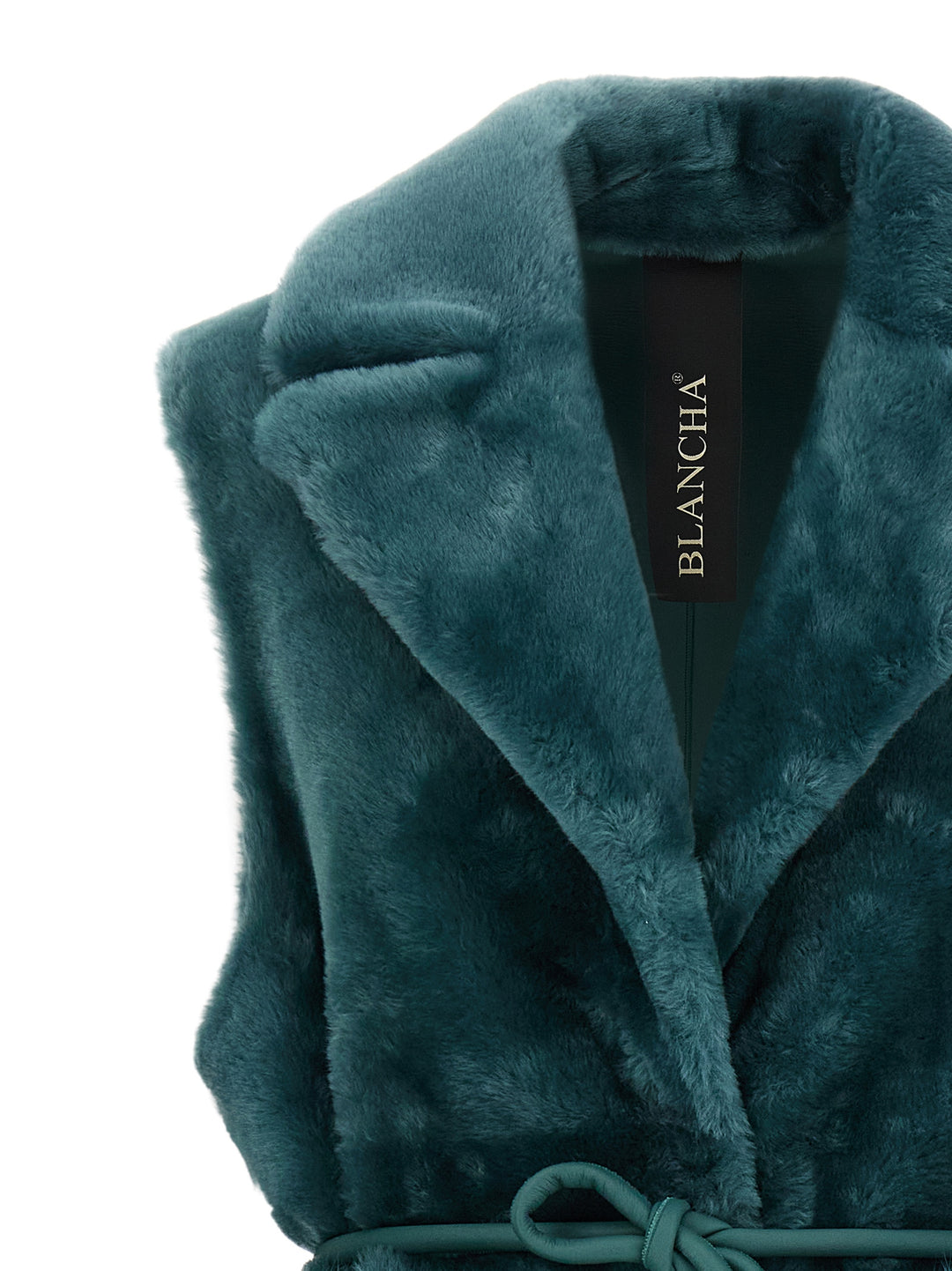Blancha Merino Straight-Volpe Shadow Fur - Green | a11dcf4bc794f4c23275993f7c42e4f284f9d7b0