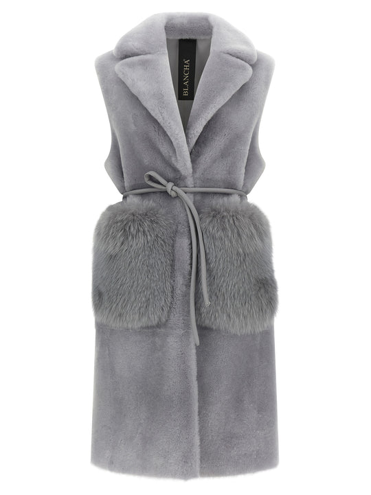 Merino Straight-Volpe Shadow Fur Gray