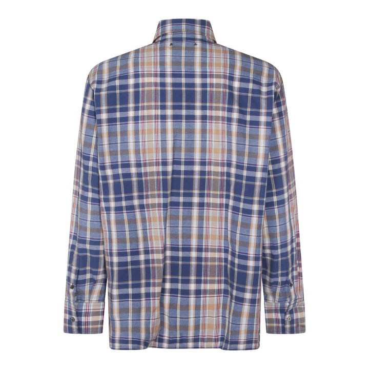 Golden Goose Shirts - NEW WHEAT/INDIGO BLUE/OLD RED | 26eda1d33bf382664a7b0ebd8407b40fe727fe26