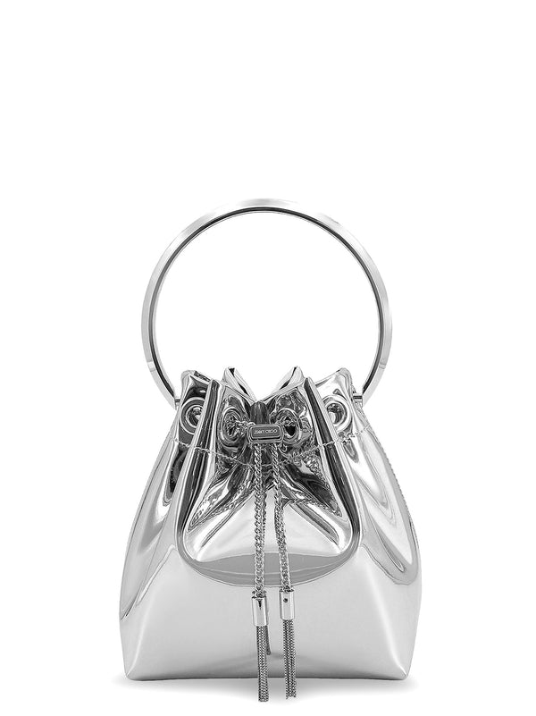 Bonbon Bucket Bag In Mirrored Fabric