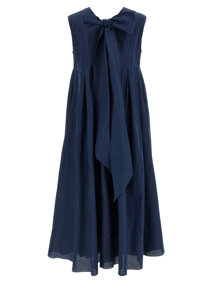 S Max Mara Piega Dresses - Blue | d7f3e9ac7bb1b5280c265efdfbc4acdd479c7c59