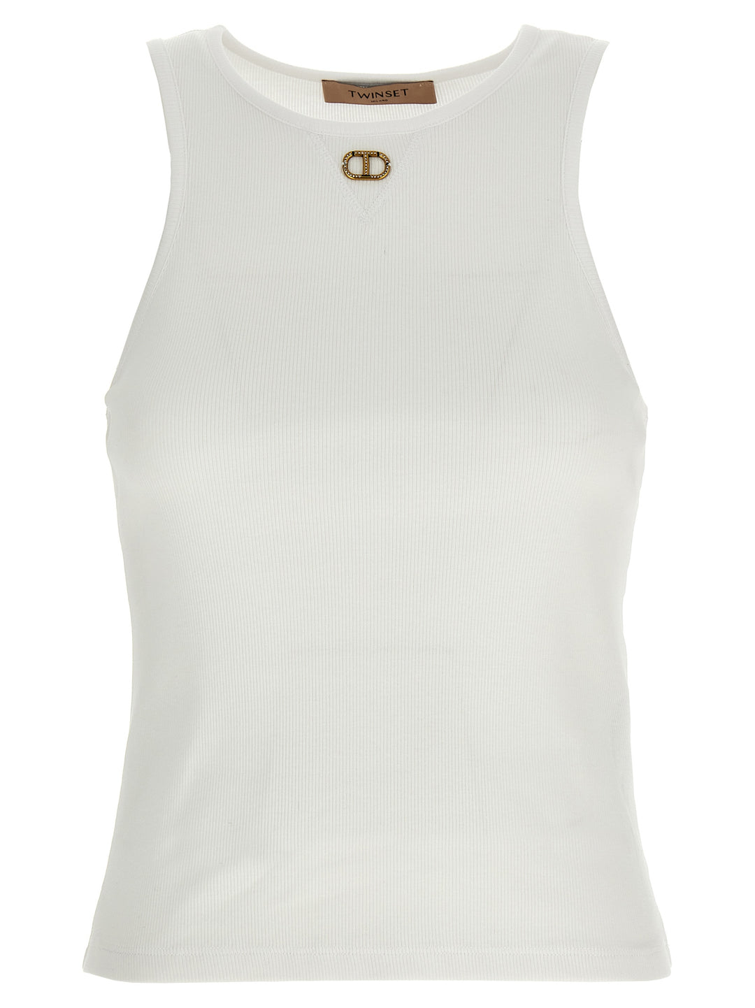 Oval T Tops White