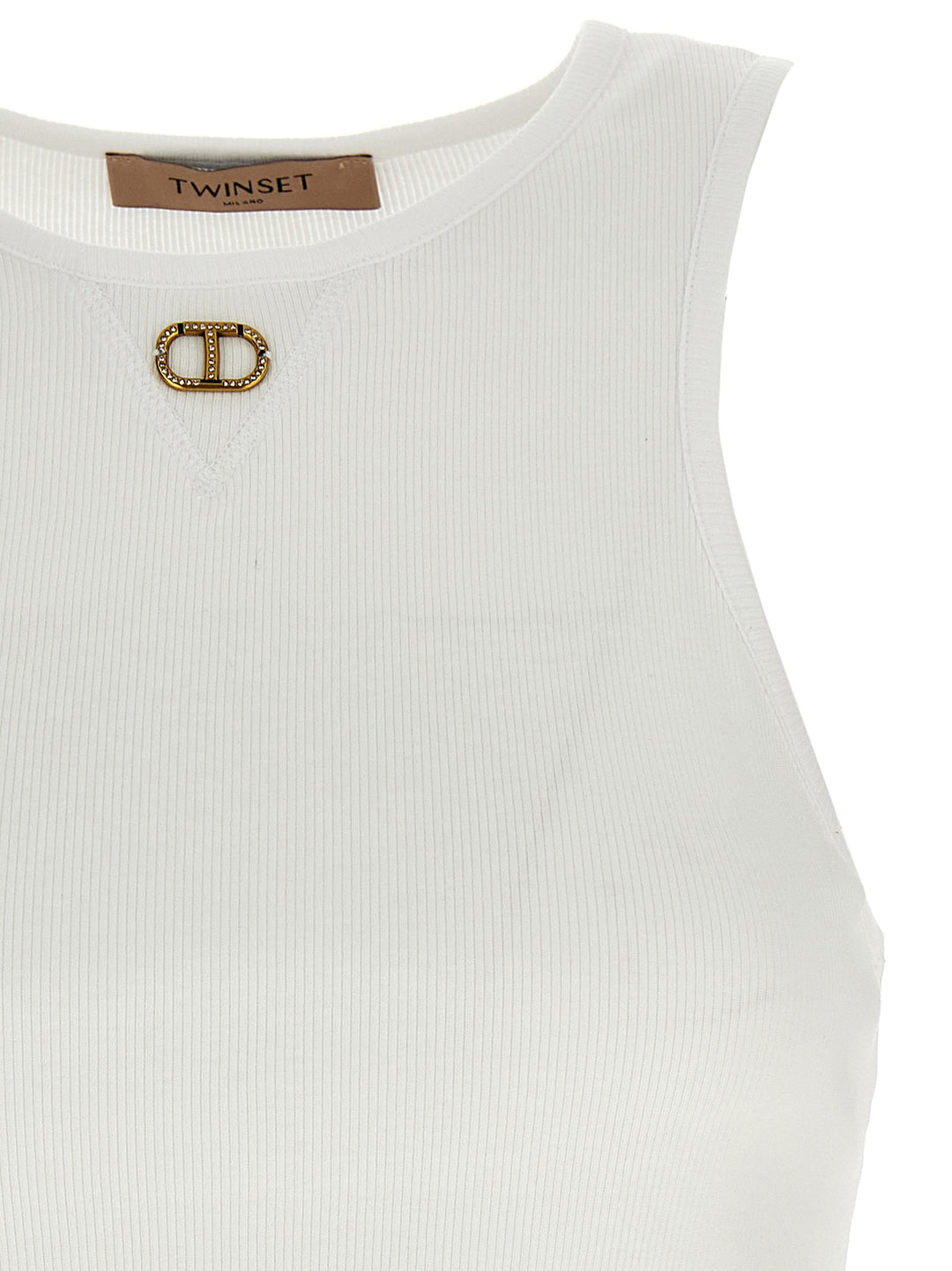 Oval T Tops White