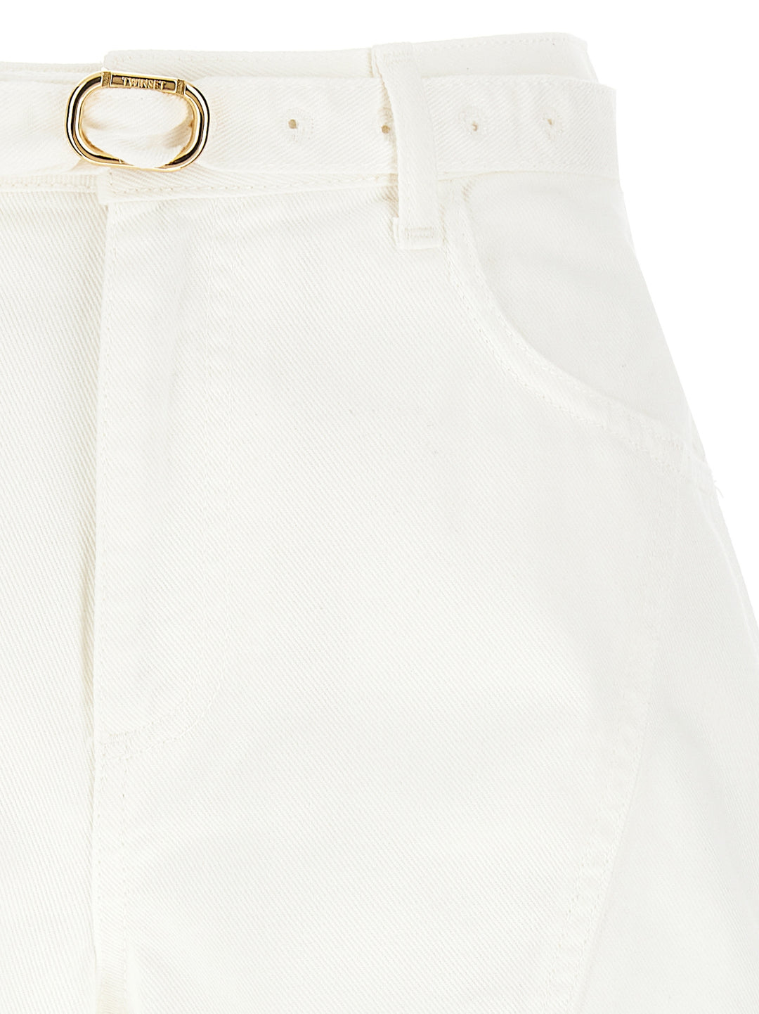 Oval T Bermuda, Short White