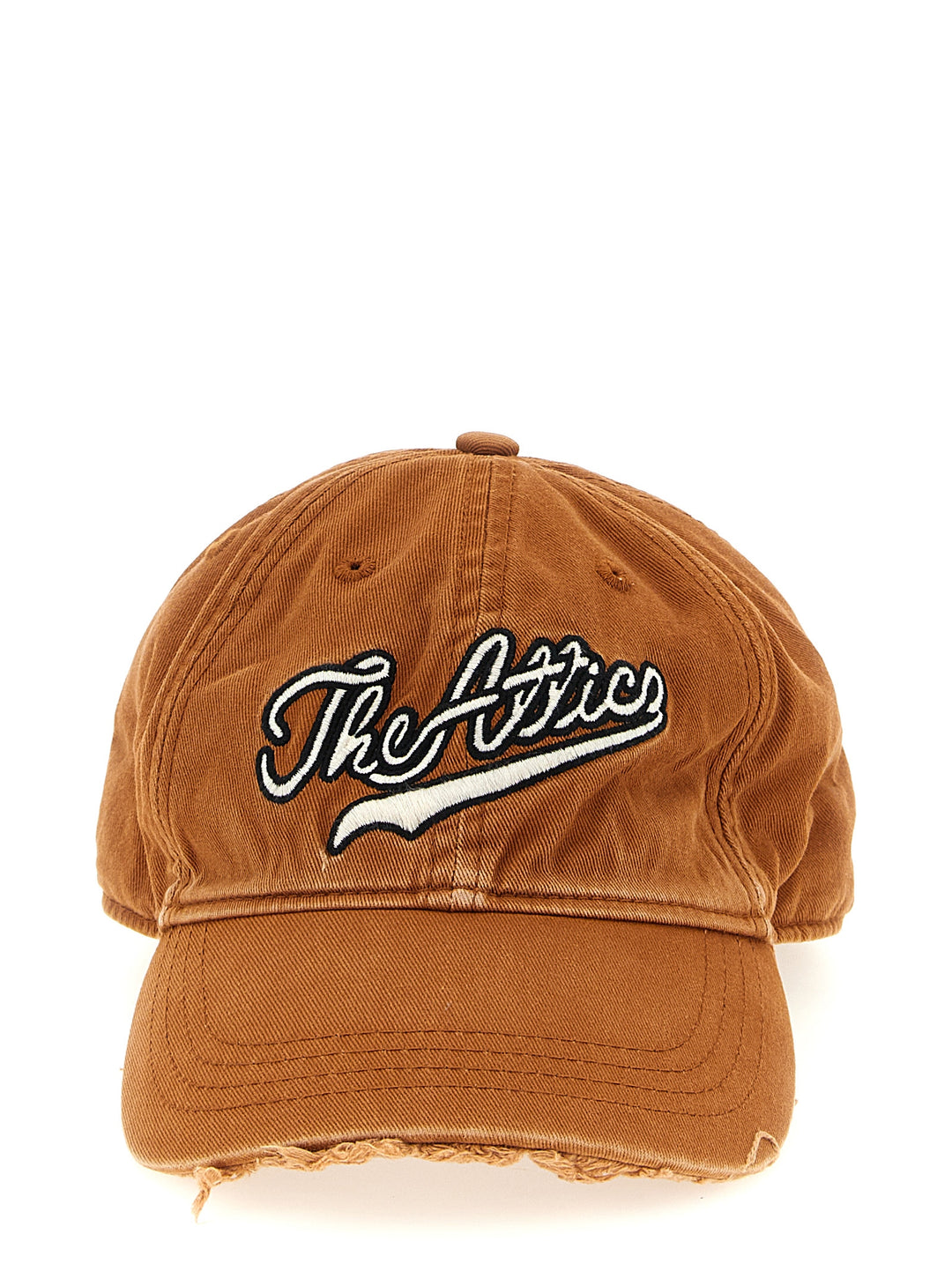 The Attico Logo Embroidery Hat Hats - Brown | 62ee8a8ad7c0369d05ec2704de00d71fa4d0e74e