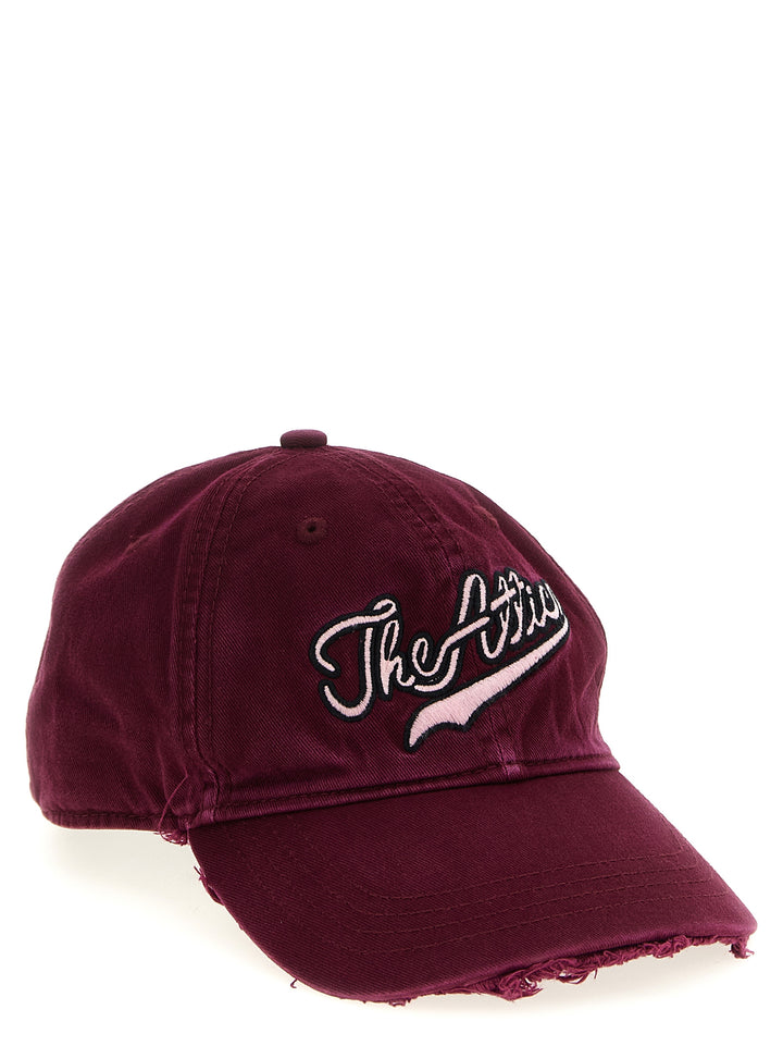 The Attico Logo Embroidery Hat Hats - Bordeaux | a0c700c6776d25dbee89f1f90b6b6f82c18578e9