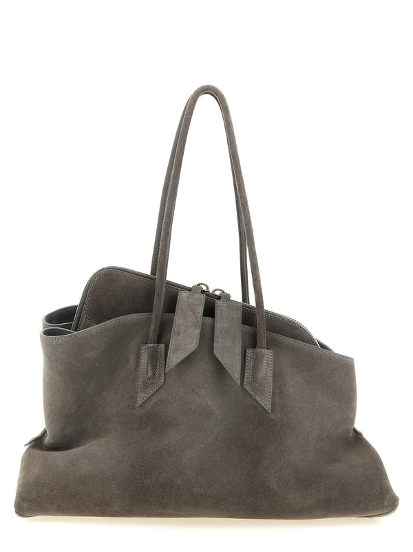 La Passeggiata Medium Shoulder Bags Gray