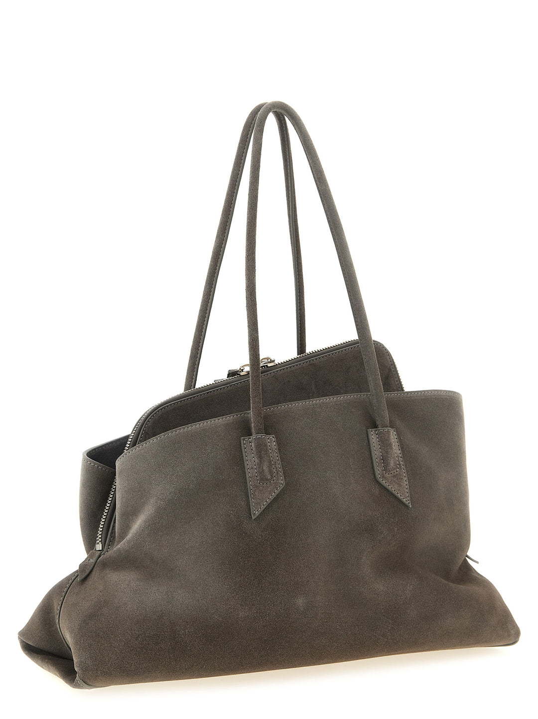 The Attico La Passeggiata Medium Shoulder Bags - Gray | aa4444d7a2e9d2a98b361d32e84a4ac8c7c9e217