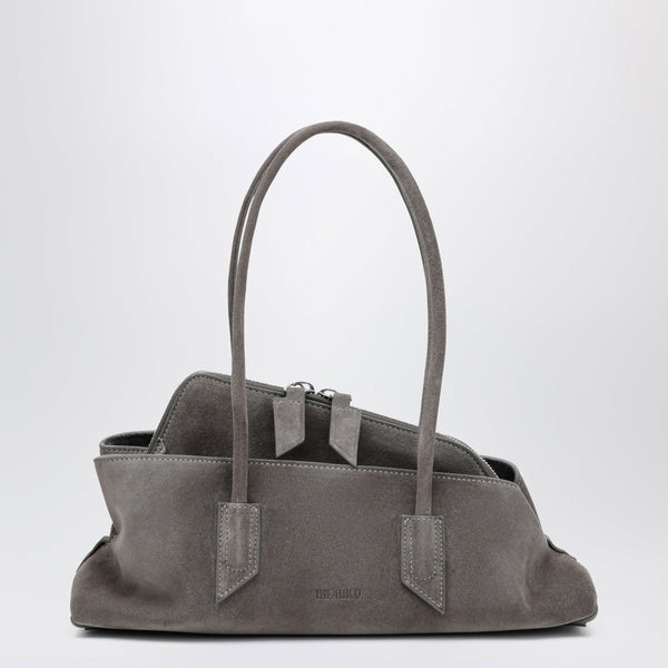 La Passeggiata Small Bag In Grey Suede