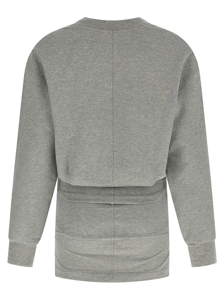 The Attico Draped Mini Dress Dresses - Gray | fa4dd5c6f905fd528e4c29c176b59134d7e7a78f