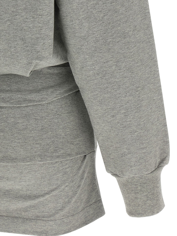 The Attico Draped Mini Dress Dresses - Gray | e45d0194de528f445e91a4f0669666c1cfee2e42