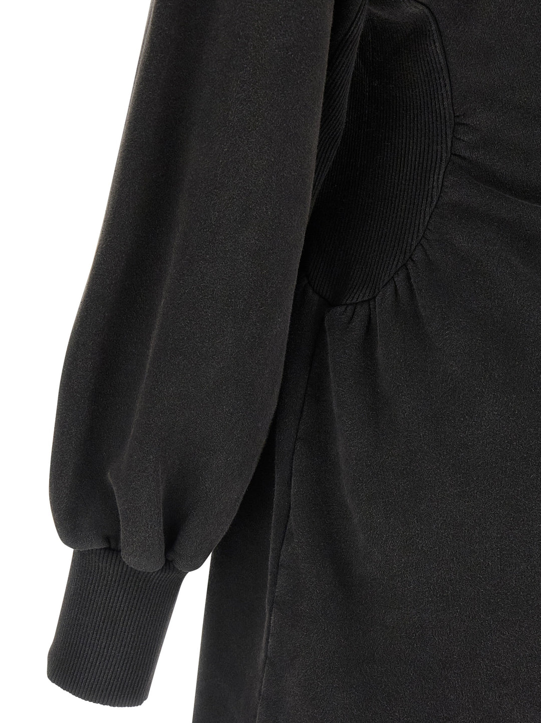 The Attico Sweatshirt Dress Dresses - Black | e8c9d491f46d266e70caf00bef174ebb549d5767