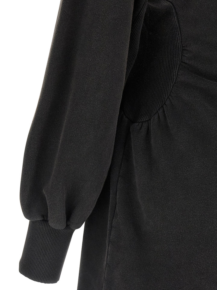 The Attico Sweatshirt Dress Dresses - Black | e8c9d491f46d266e70caf00bef174ebb549d5767