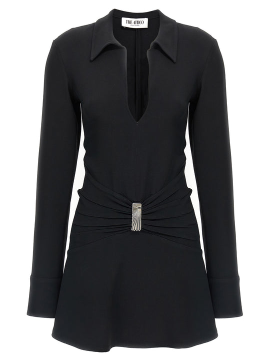 Mini Polo Dress Dresses Black