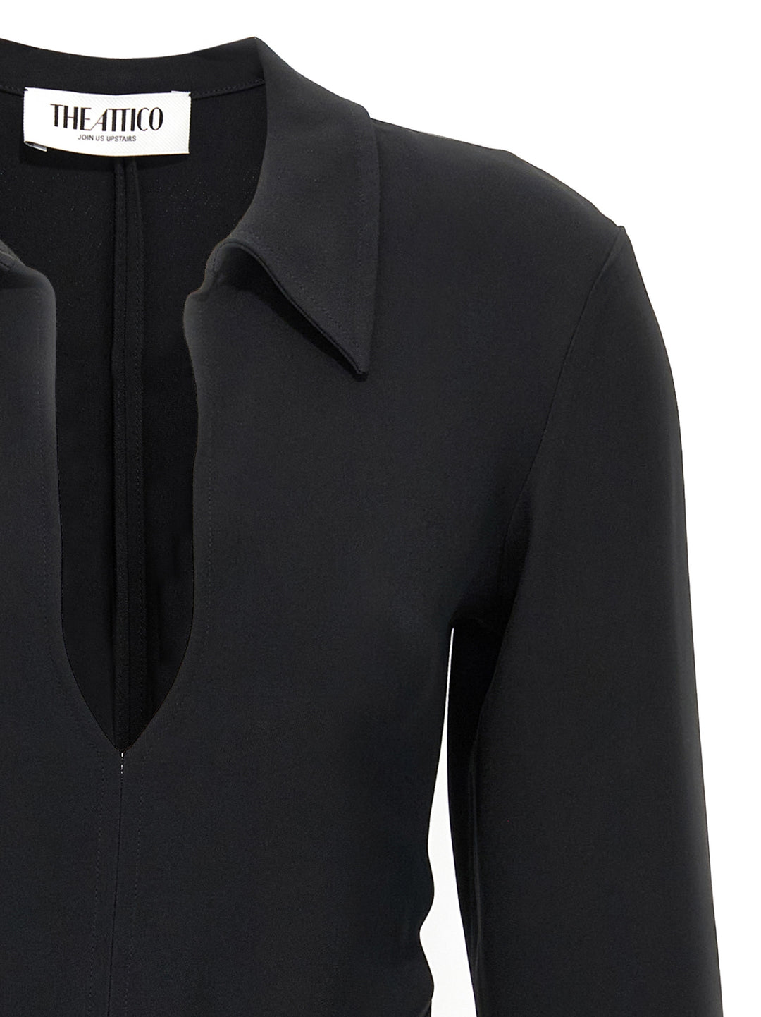 The Attico Mini Polo Dress Dresses - Black | 552ec182bd5b159db97de87cc027915400ad0ad5