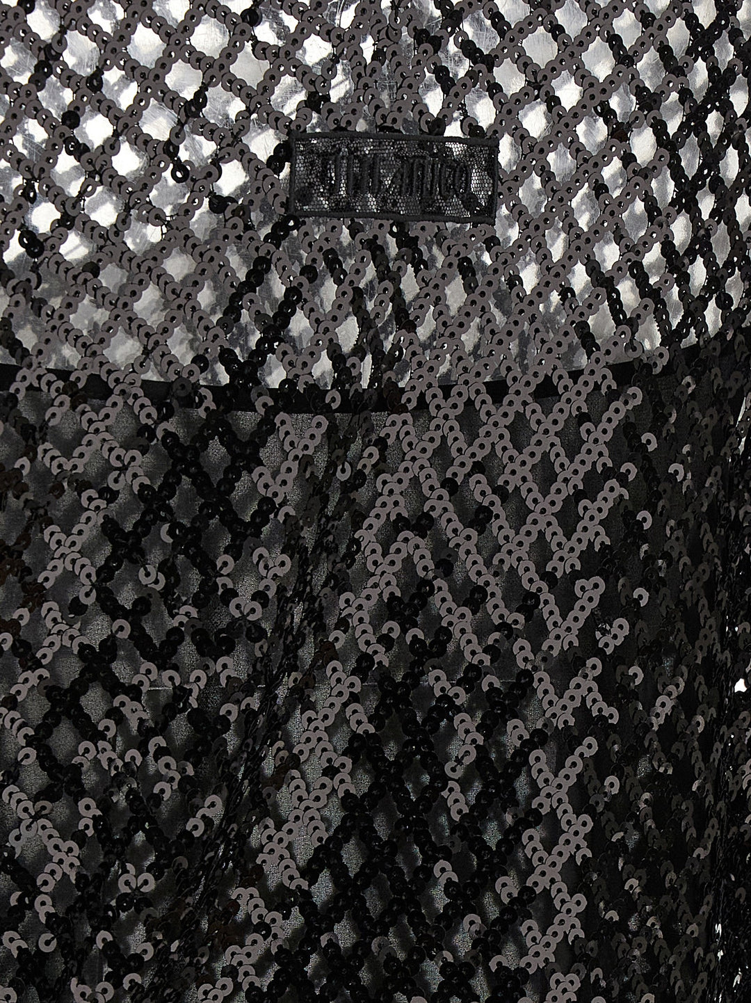The Attico Sequin Mesh Dress Dresses - Black | 839dc1cdf537f475debfb6b2928c342319af6e5a