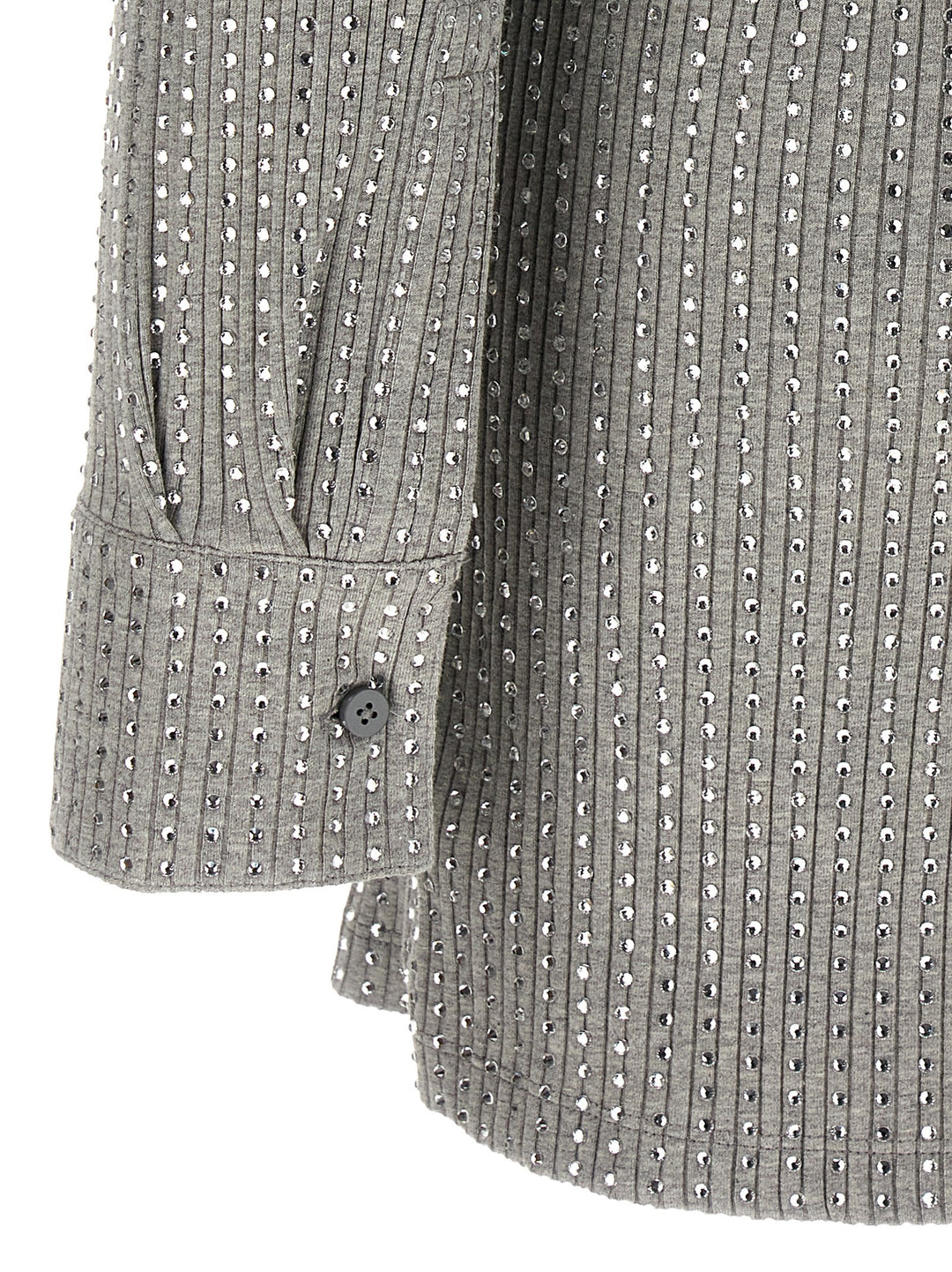 The Attico Rhinestone Dress Dresses - Gray | ad17ea9b96b71fab1442767831db6019a7a64dea