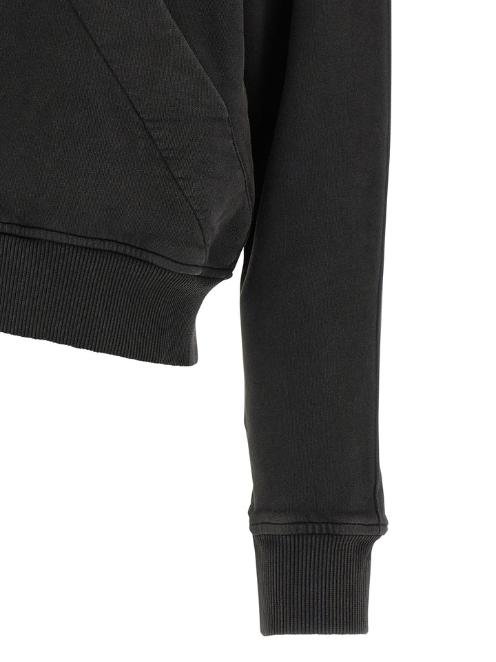 The Attico Zip Sweatshirt - Black | bedbe9538d699d67b736e649ade1fbc2d4ced863