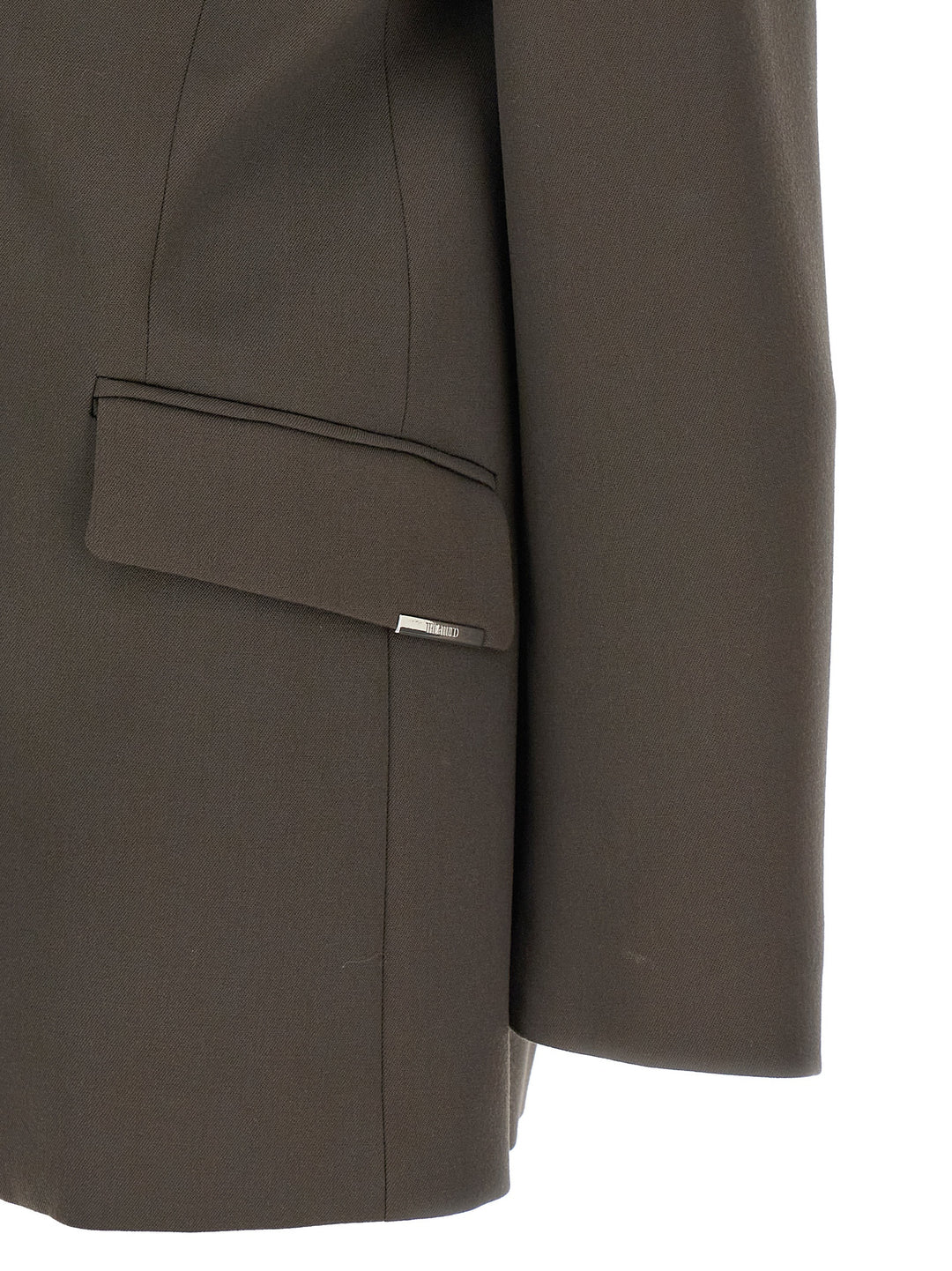 The Attico Maxi Shoulder Strap Blazer BlazerS - Brown | 2018da1be8038dede2e15003c591da2ff8559f57