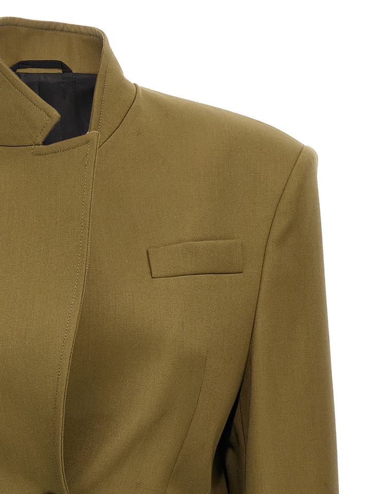 The Attico Maxi Shoulder Strap Blazer BlazerS - Green | 802e5d2cfc93cf368874088e0fce517639d55c2d