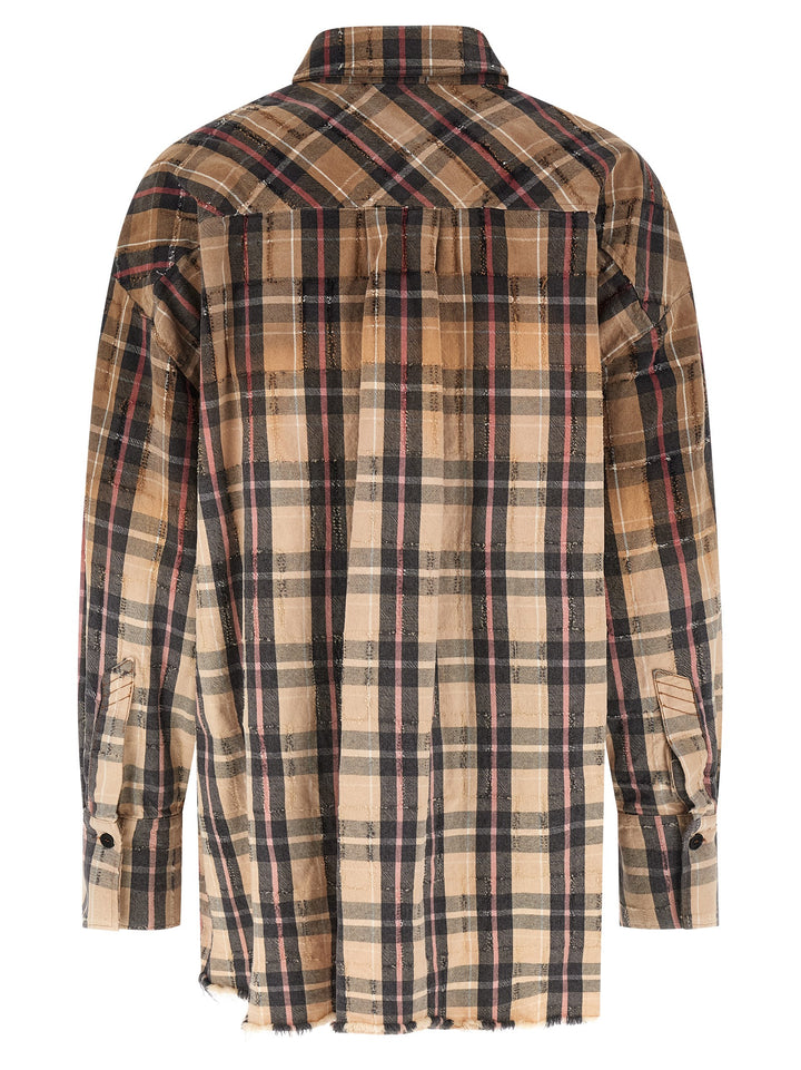 The Attico Check Shirt Shirt and Blouse - Multicolor | 60ec010991e7017984118e10e22301ed3bdd3da9