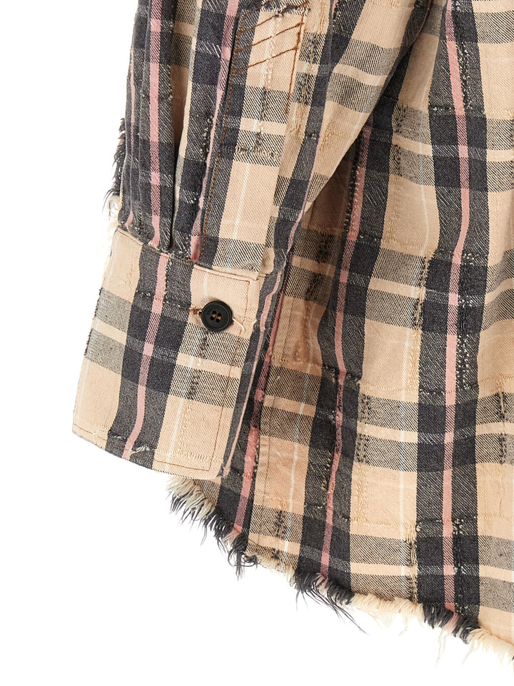 The Attico Check Shirt Shirt and Blouse - Multicolor | 599309bff83c796698d67dc40d71f60b2bdd80a3