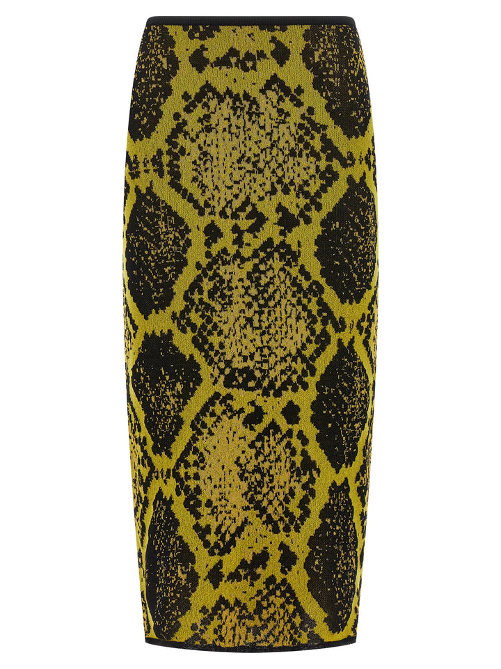 The Attico Python Jacquard Skirt Skirts - Yellow | 764c6104e74617a03944d5abf1d5039ce9711733