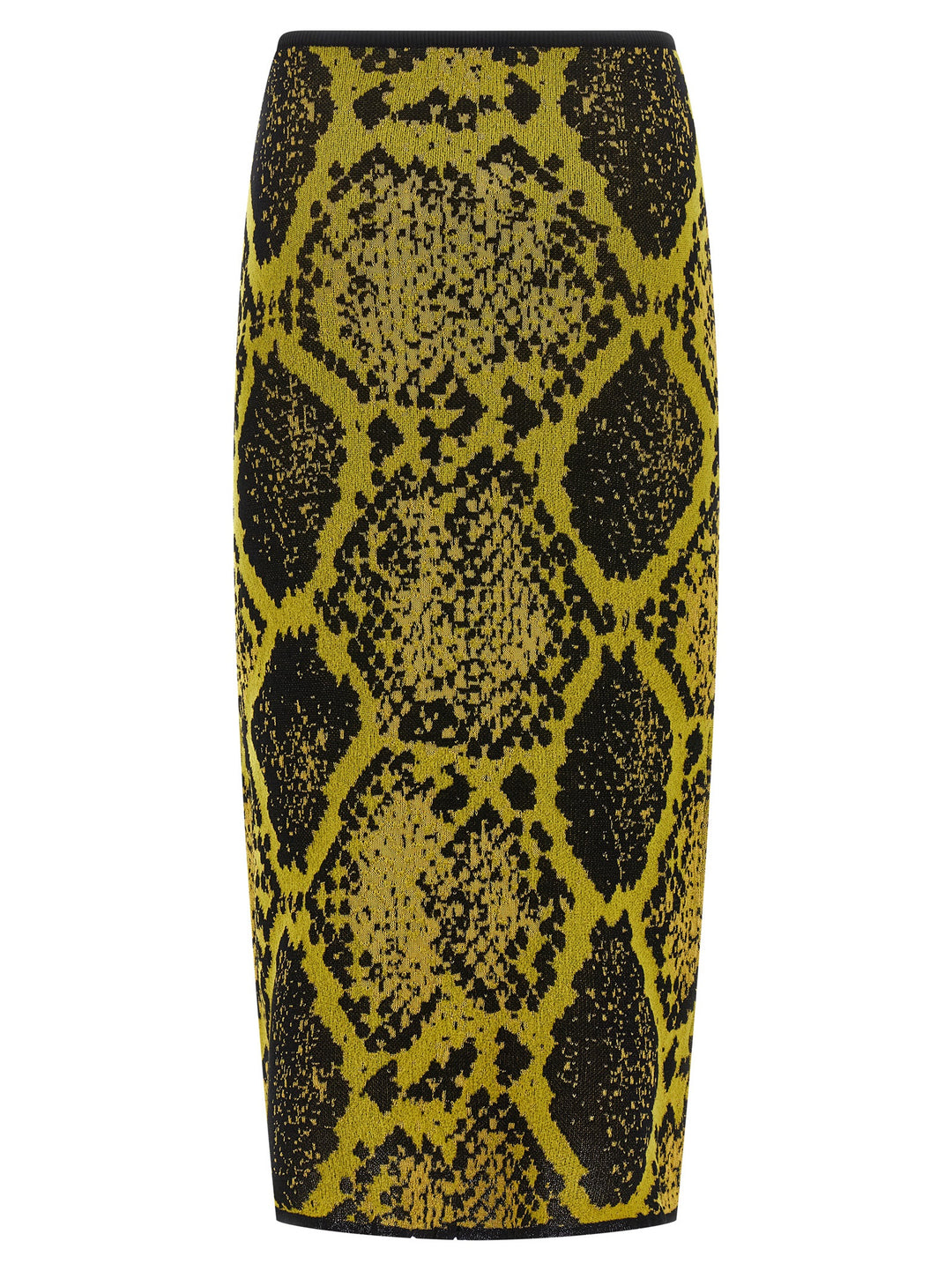 The Attico Python Jacquard Skirt Skirts - Yellow | 1798b875f9b066e28bf4673f421931fe4d856516