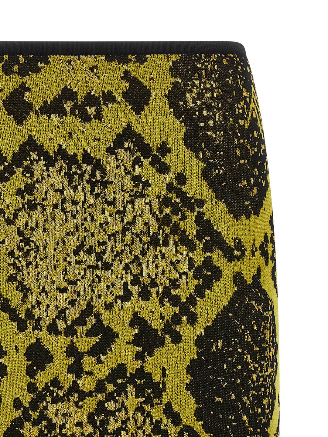 The Attico Python Jacquard Skirt Skirts - Yellow | 8175a974e46c8aa004f479f0278648ba64cc6885